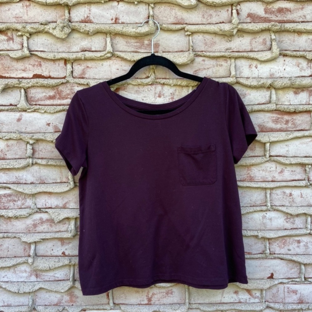 H&M Basic Plum Tee